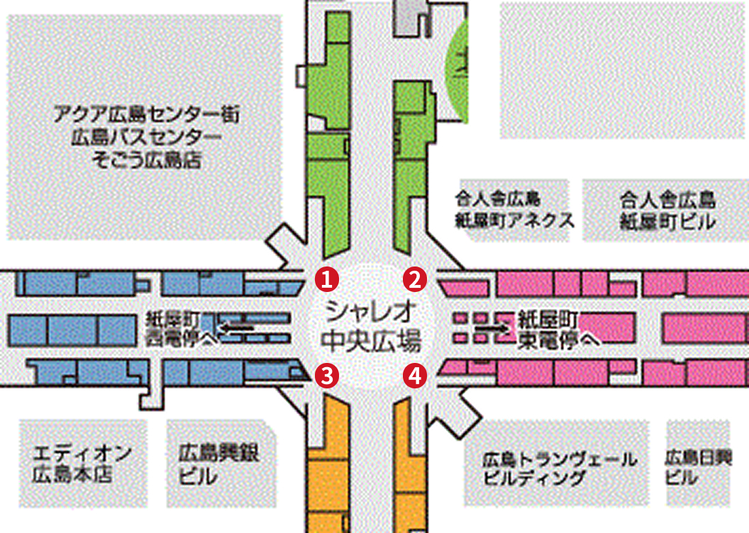 設置場所の地図
